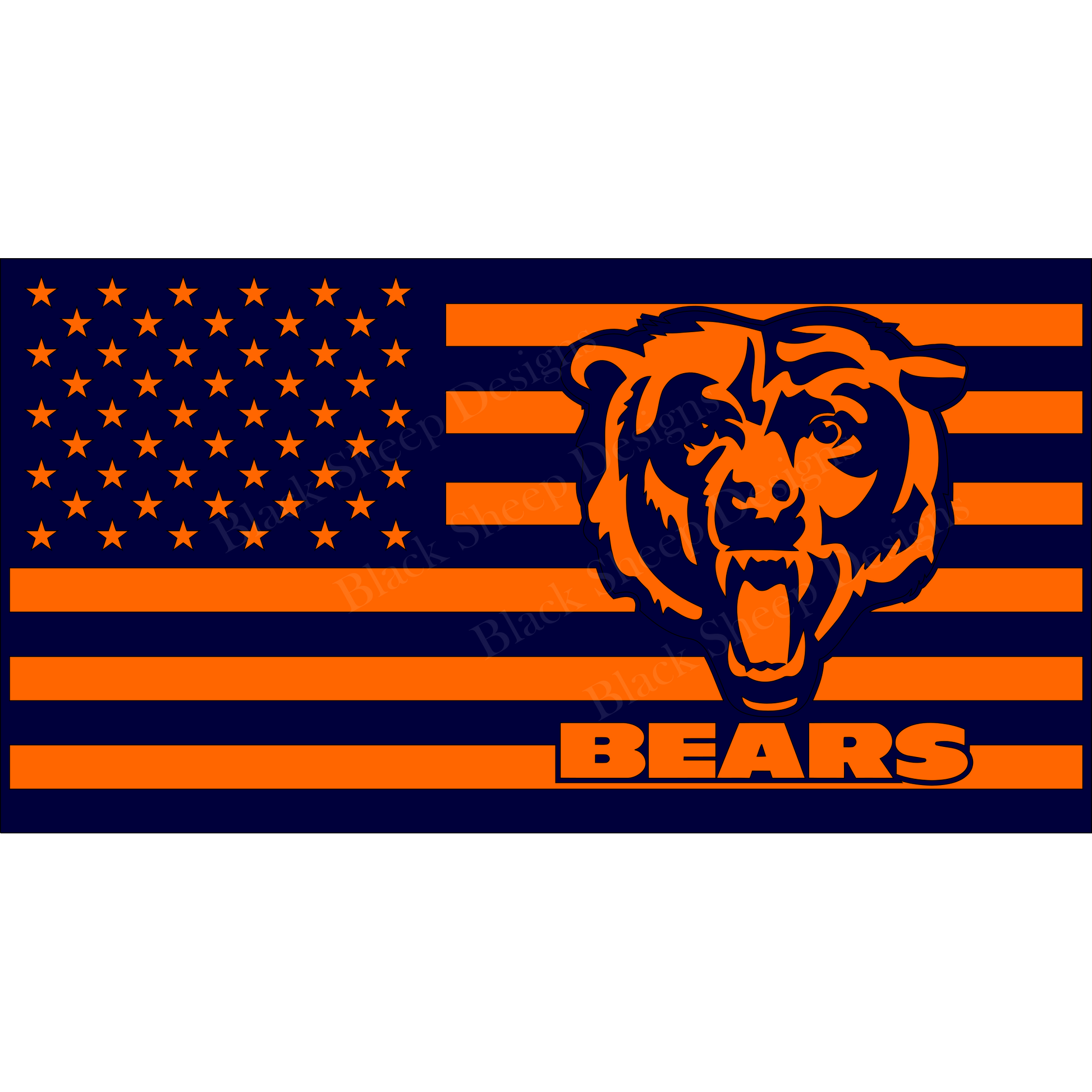 Chicago Bears Flag